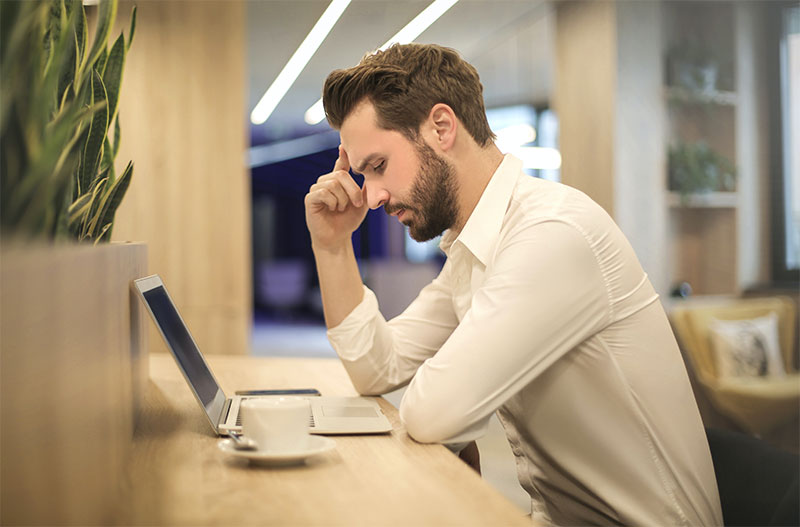 Man on laptop